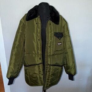 Refrigiwear Irontuff Jacket  Style 342 XL Green Insulated Freezer Cold Storage